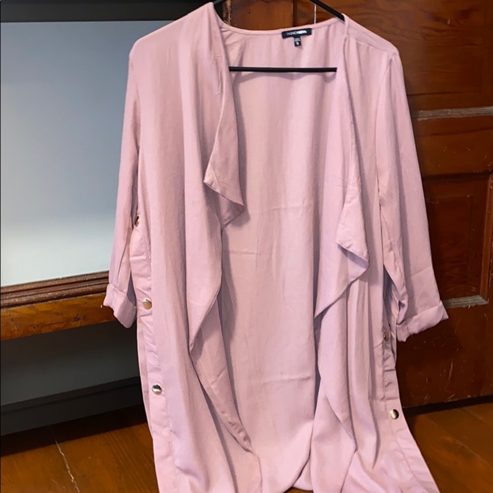 Fashion Nova Mid Length Waterfall Coat (thin)